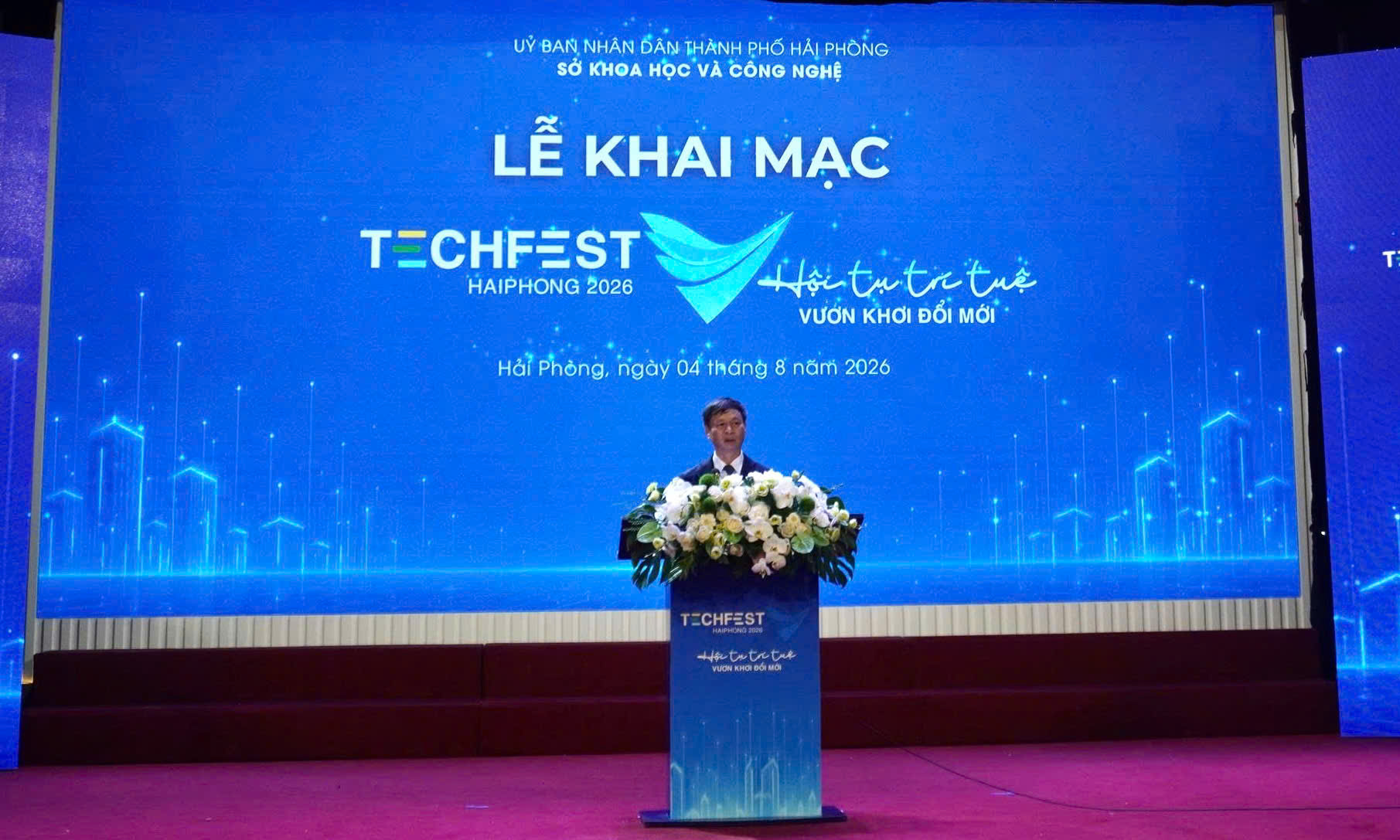 ĐOÀN CÔNG TÁC SỞ KHOA HỌC VÀ CÔNG NGHỆ TỈNH LÀO CAI THAM DỰ TECHFEST HẢI PHÒNG 2026